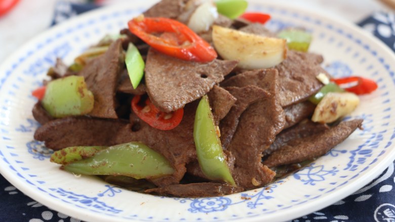 爆炒猪肝,非常简单,但是非常好吃