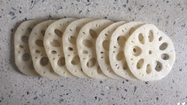 藕夹子,切片