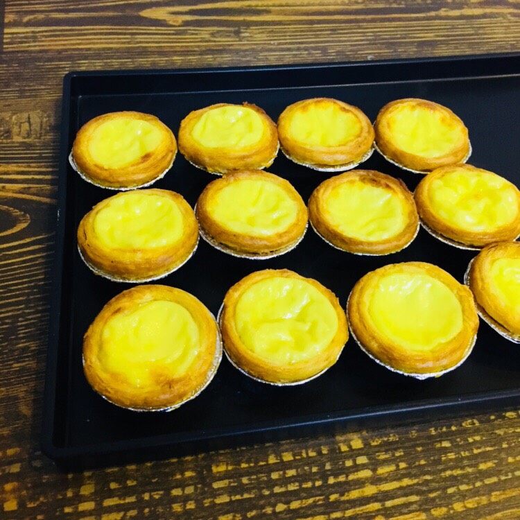 蛋挞制作,成品图