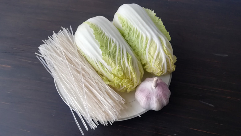 蒜蓉粉丝娃娃菜,准备好所需材料