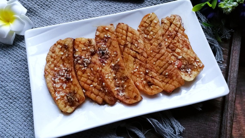 香煎孜然杏鲍菇,成品图!