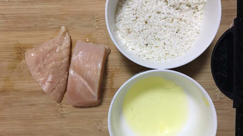 珍珠鸡肉丸子——破壁机轻食年菜,事先准备需要的食材
