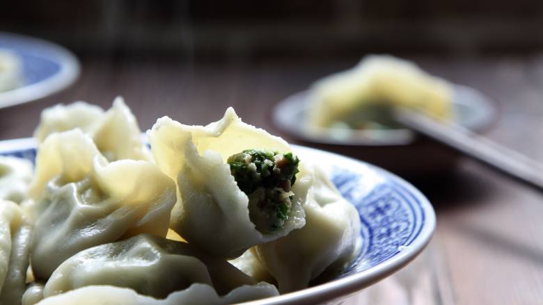 年味饺子——经典韭菜虾仁馅（久财之意，用之不竭）,过年了，饺子上桌喽