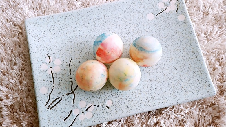 情人节送你一片星空☞家庭快手星空巧克力制作,好了,完成。