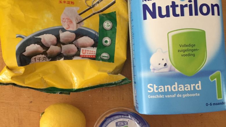 酸奶溶豆,准备所有材料