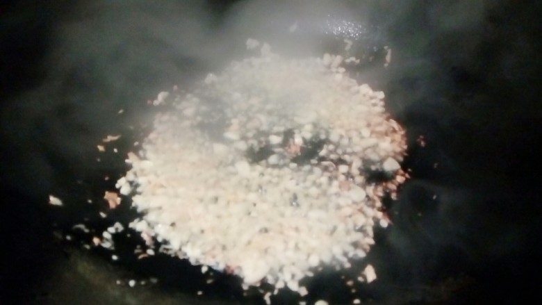 【家常菜】白菜粉丝,锅里加蒜泥，炒出香味
