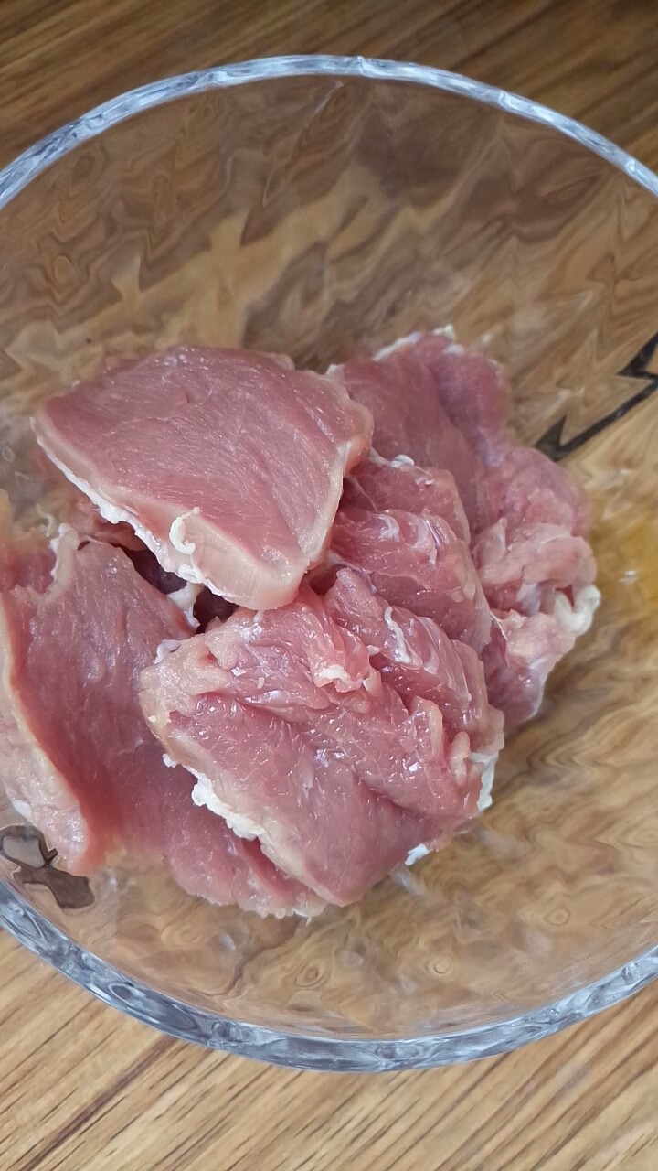 家常锅包肉,切成片状