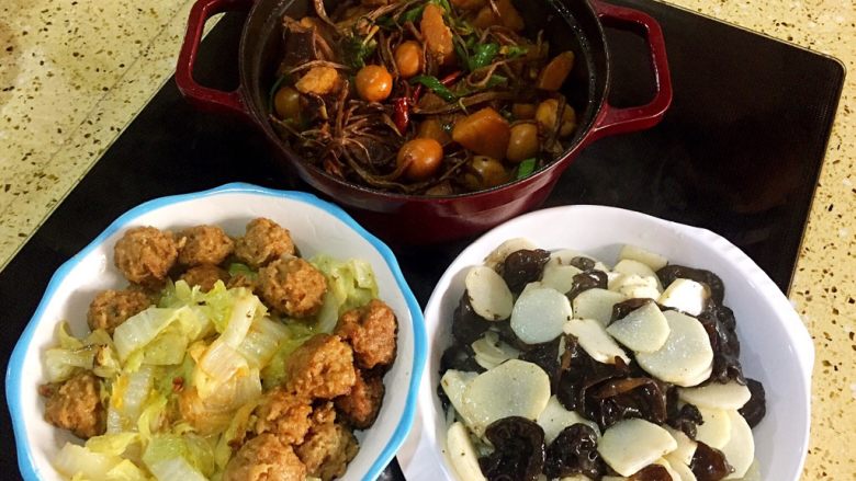 莲藕肉丸&萝卜圆子,各种圆子炖菜