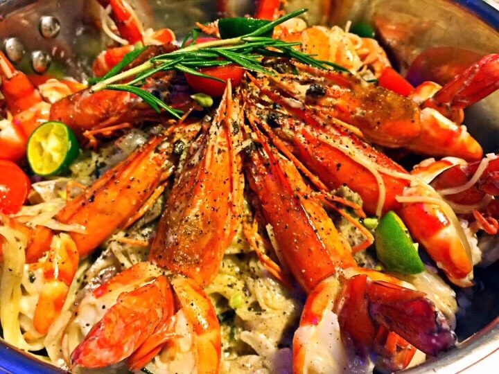 海鲜意面