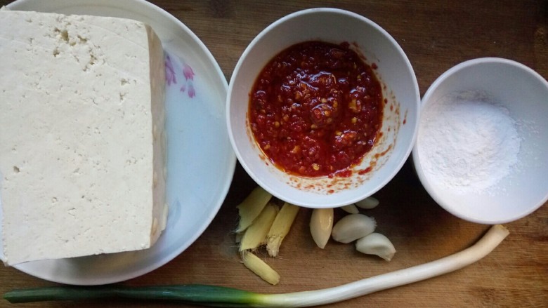 麻婆豆腐(家常版),食材准备好