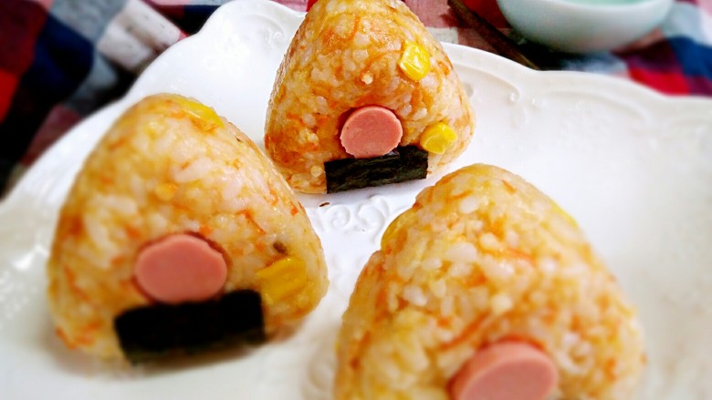 饭团,成品。