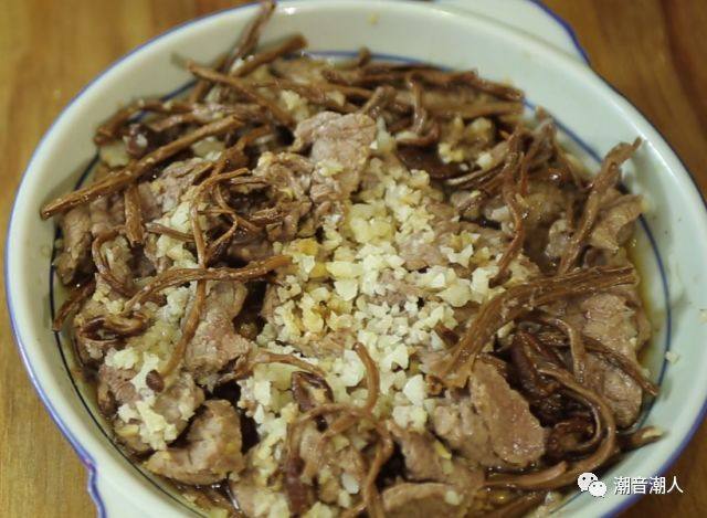 茶树菇蒸牛肉,❥ 成品完成,赶快收藏起来做一盘哦