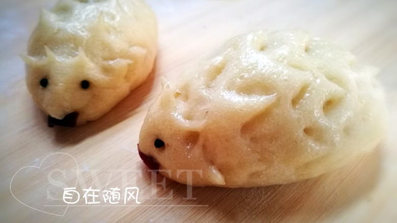 过年蒸馍~萌萌豆荚馒头,刺猬馒头出锅喽😄