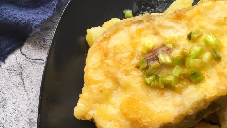 宝宝辅食12M➕:香煎鳕鱼,金灿灿的是不食欲满满