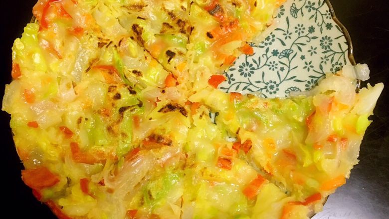 简易快手摊蔬菜饼