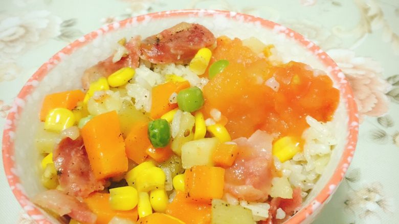 腊肠焖饭(电饭煲),就好啦