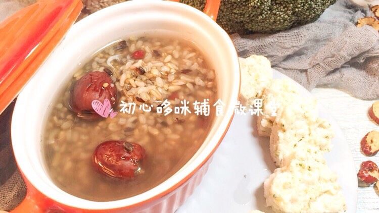 宝宝辅食：腊八粥配蒸鱼糕,.