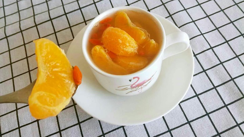 糖水桔子,来个特写,酸酸甜甜的。