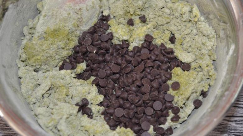 年货-送礼佳品~抹茶巧克力豆酥,加入巧克力豆