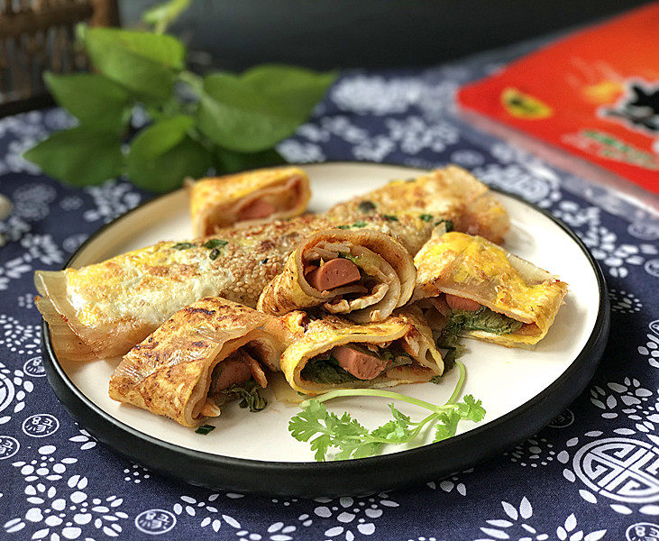 烤冷面,趁热食用，味道最佳