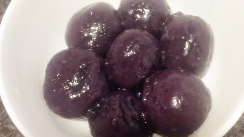 紫薯鱼丸

