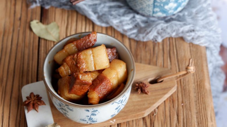 五花肉烧土豆干,成品图~