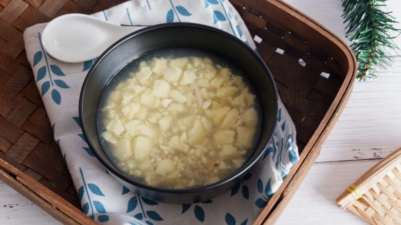 日本豆腐虾仁汤，鲜美无油