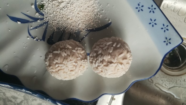 #客家美食#珍珠圆,继续做,两个珍珠圆。