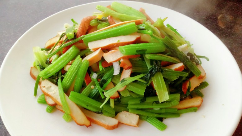 节后减脂菜~芹菜炒豆干