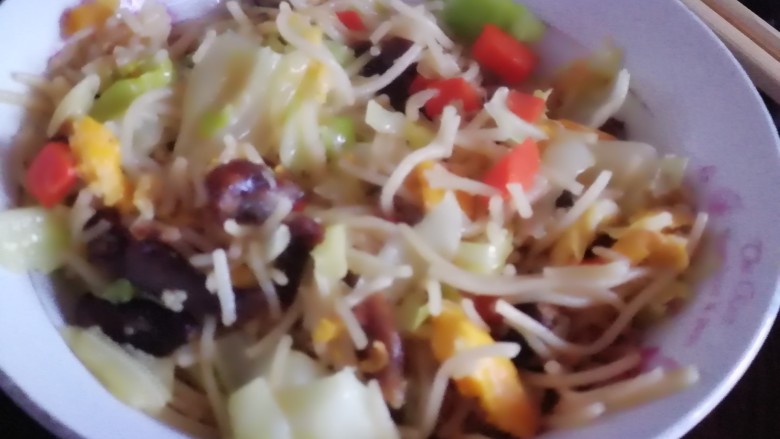 温州炒粉干,成品