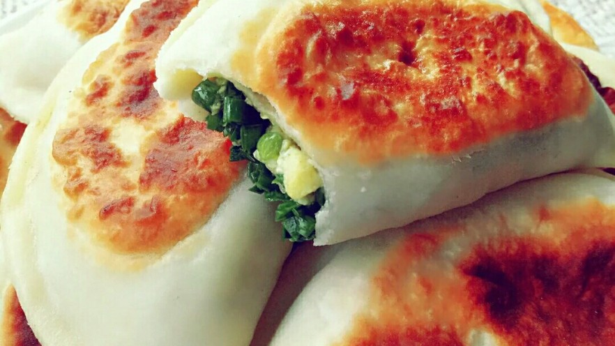 香喷喷的韭菜盒子