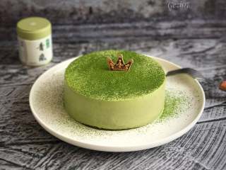 抹茶芝士慕斯蛋糕