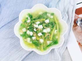 上汤油麦菜