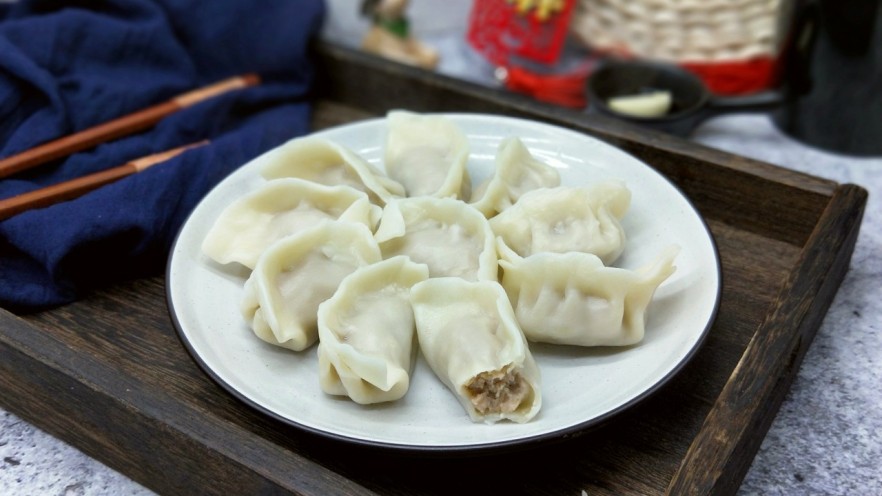 纯肉馅饺子