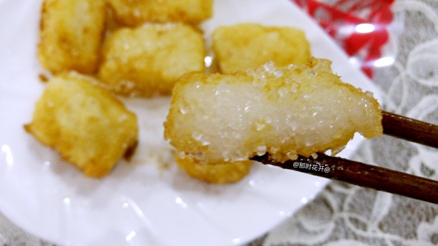 白糖糍粑