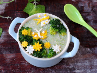 春意盎然鸡肉粥