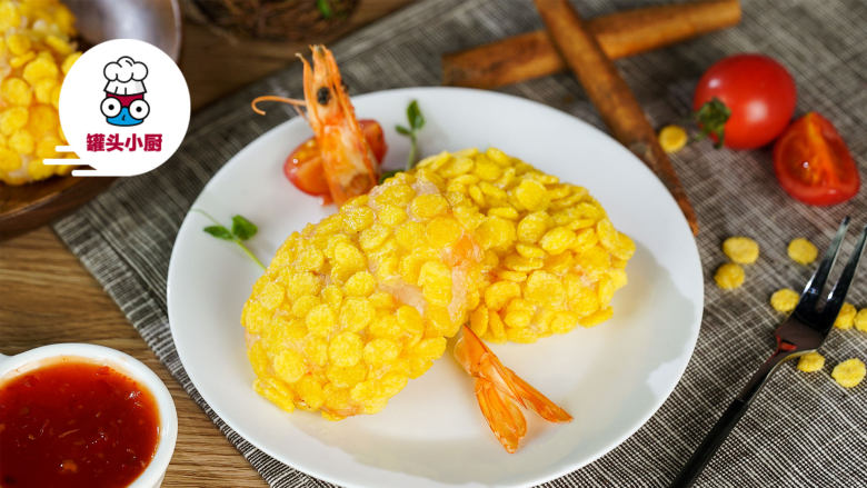 非油炸芝士虾饼,取出稍微晾凉即可食用