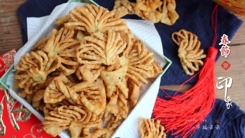 年味~花式炸麻叶,炸了一大盘的麻叶