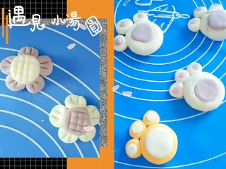 遇见小汤圆☞春天里的小确幸，旺旺和花朵。