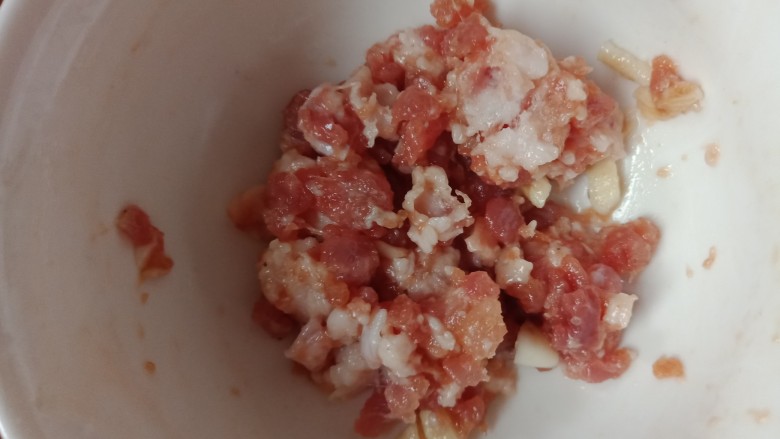 黑椒猪肉饭配粉滤,搅拌后的样子,