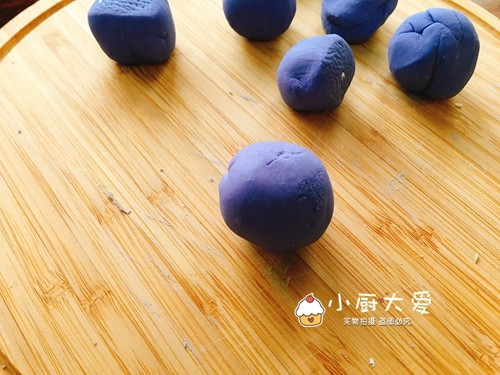 水晶星空汤圆,包成汤圆。