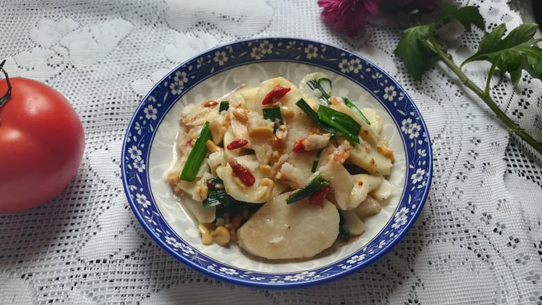 超级入味又好吃的淮山花生碎,成品图