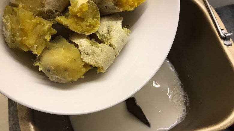 红薯发糕,加入红薯