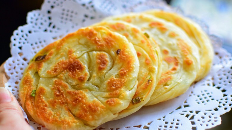葱油饼,成品图