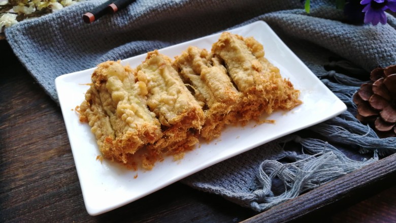 肉松酥茄条,成品图!