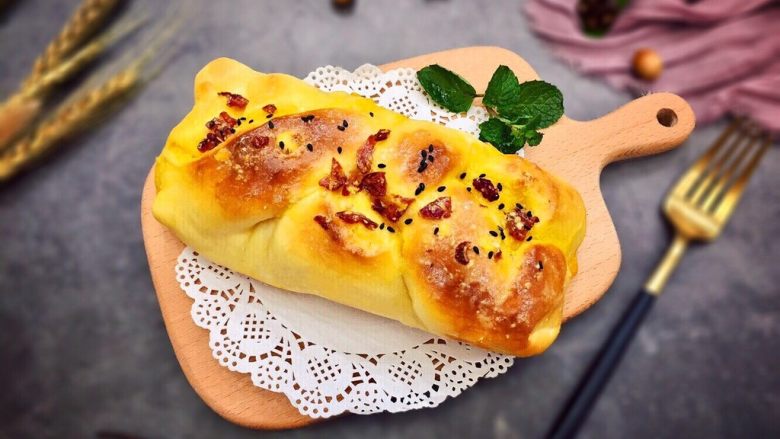 蛋奶椰蓉蔓越莓软吐司