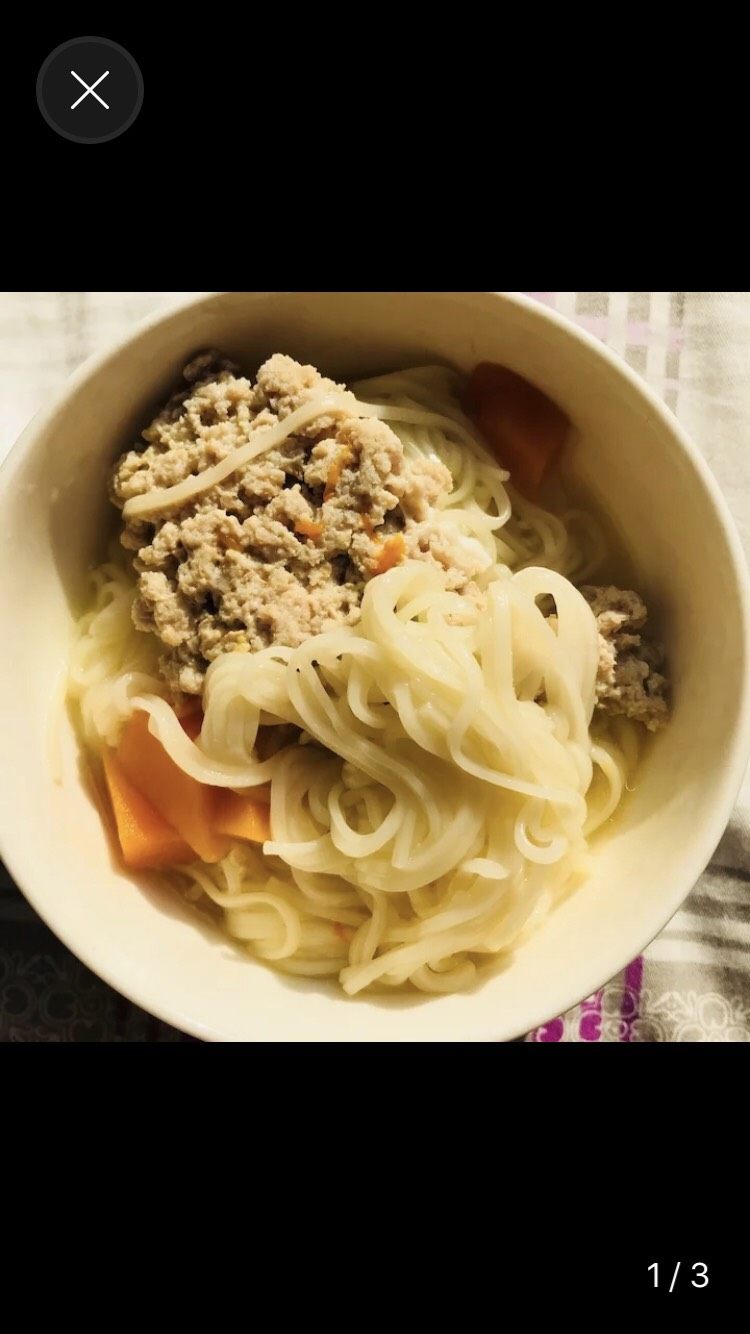 面面🍜,肉饼汤面🍜
材料
肉饼 面条