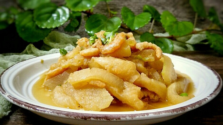 海米炖冬瓜,装盘上桌啦,美美哒!