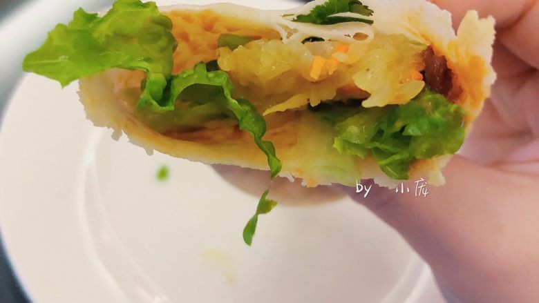 烫面春饼,咬一口,忒满足啦