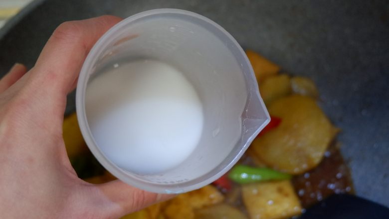 完美便当方程式「19」,最后用水淀粉勾芡